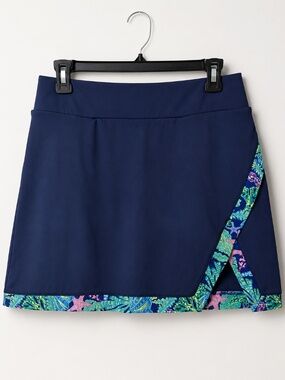 Stella Parker Sport Navy Golf Tennis Skort Built In Shorts Medium M